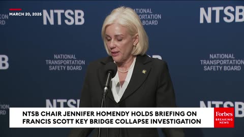 NTSB Chair Jennifer Homendy: These Are The 'Exact' Findings From FSK Bridge Collapse Investigation