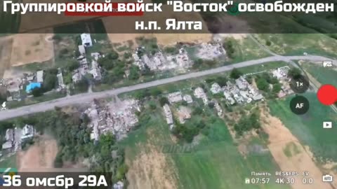Another day, another village. Russian forces liberated the village of Yalta