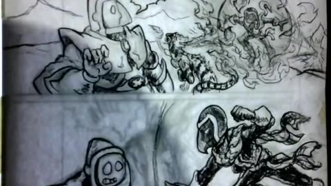 Timelapse: Charcoal Art for Page 14