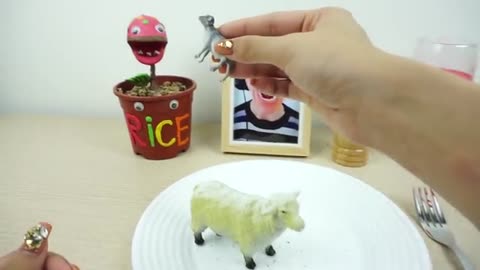 Kluna Tik Eating baby SHEEP Farm_part1