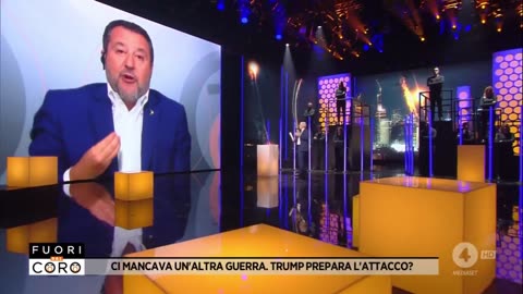 🔴 Ministro Matteo Salvini ospite a "Fuori dal coro" del 18.06.2025