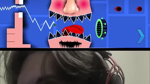 Geometry Dash! He almost got me!