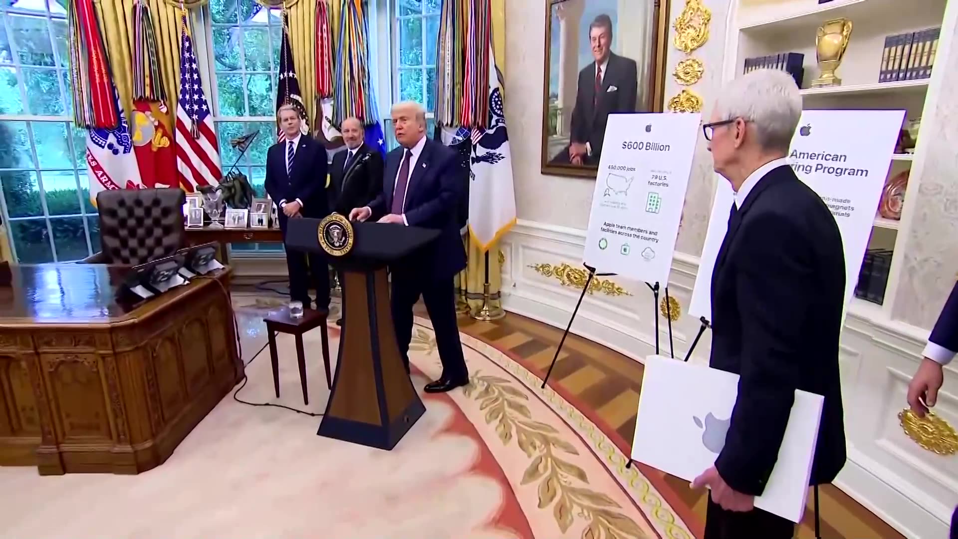 Trump says US will levy 100% tariff on some chip imports