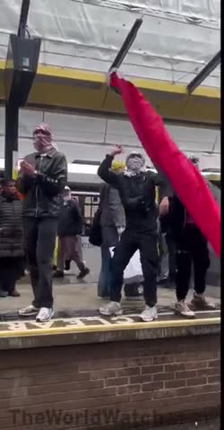 Pro-Hamas crowd in Manchester is celebrating the Bondi Beach Hanukkah massacre