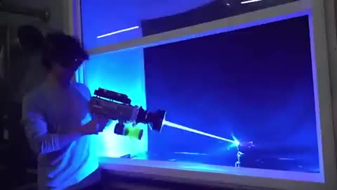 Finally the laser gun we’ve been promised by the movies since the 1960s here