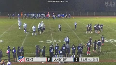 OCTOBER 18 2024 HIGH SCHOOL FOOTBALL: LAKEVIEW VS CAMBRIDGE SPRINGS PART 12