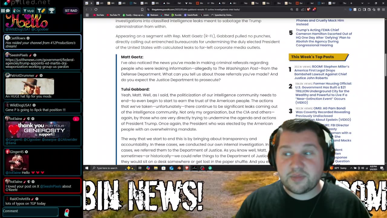 Cabin News 5-9-25