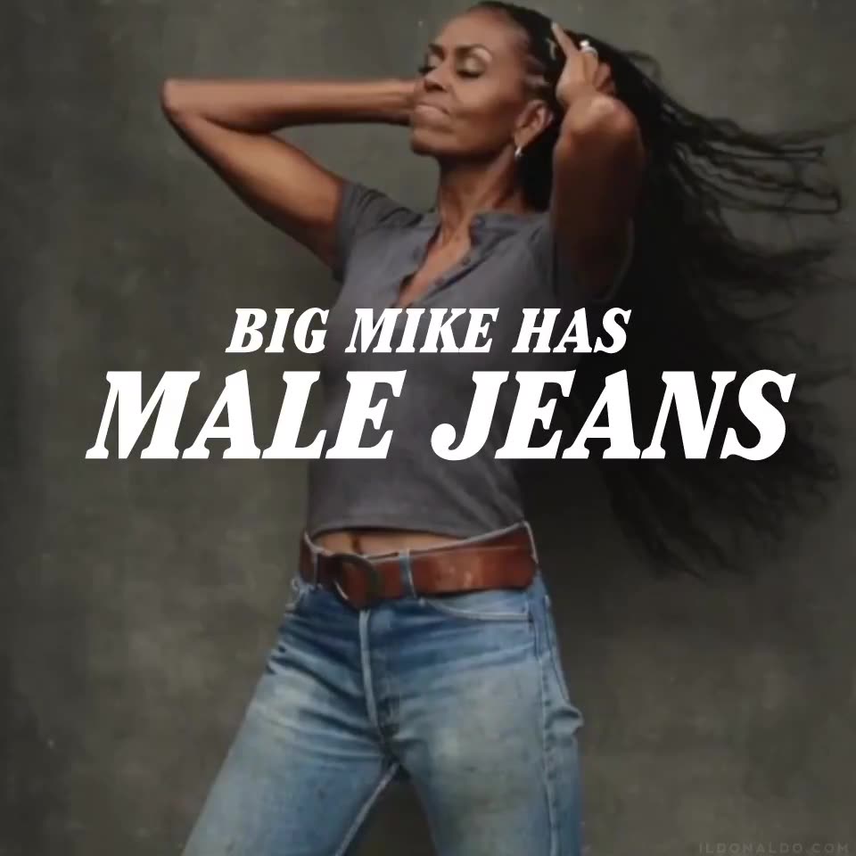 il Donaldo Trumpo - I KNEW IT!! BIG MIKES MALE JEANS- TO HIDE YO DANGLIN DONG