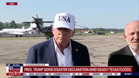 Pres. Trump talks Texas floods, Netanyahu visit, and Elon’s new political party