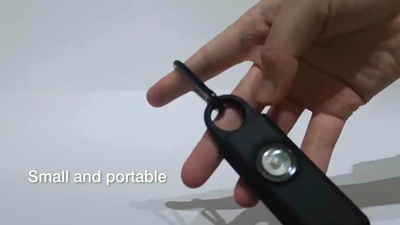 Self Defense LED Flashlight USB Rechargeable Keychain Light with Safety check desciption to buy