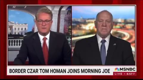 Tom Homan Goes Off On 'Morning Joe' Hosts In Fiery Visit To MSNBC