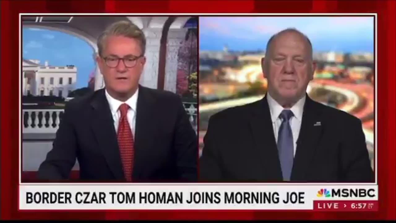 Tom Homan Goes Off On 'Morning Joe' Hosts In Fiery Visit To MSNBC