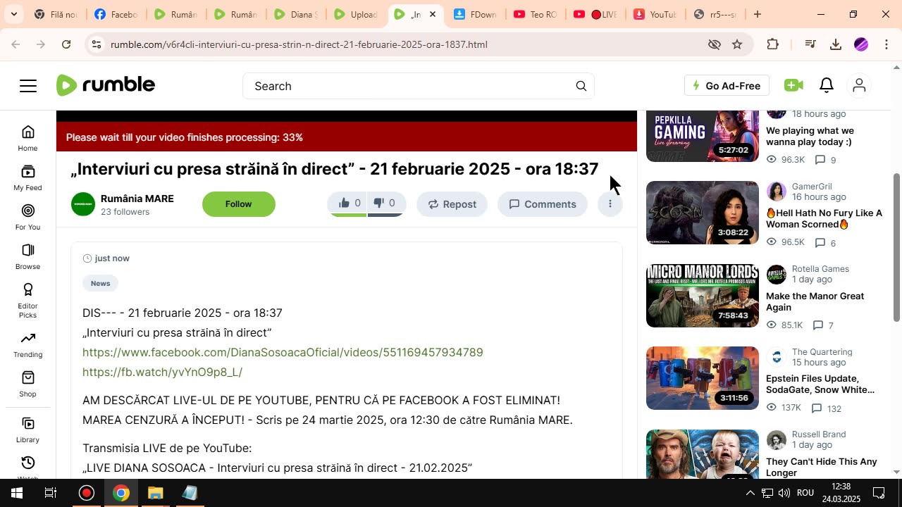 Marea cenzură a început! - Interviurile importante cu presa străină sînt eliminate!