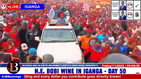 H.E. Bobi Wine Heads to IGANGA