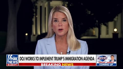 Pam Bondi on CNN allegedly promoting ICE tracker app