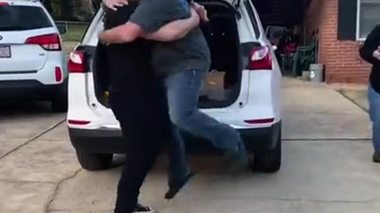 Gosh dang, I felt that bear hug!