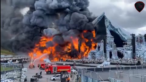 Mainstage of Tomorrowland festival which is starting Friday has burned down