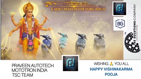 Happy Vishwakarma Pooja|Praveen AutoTech Team Durg