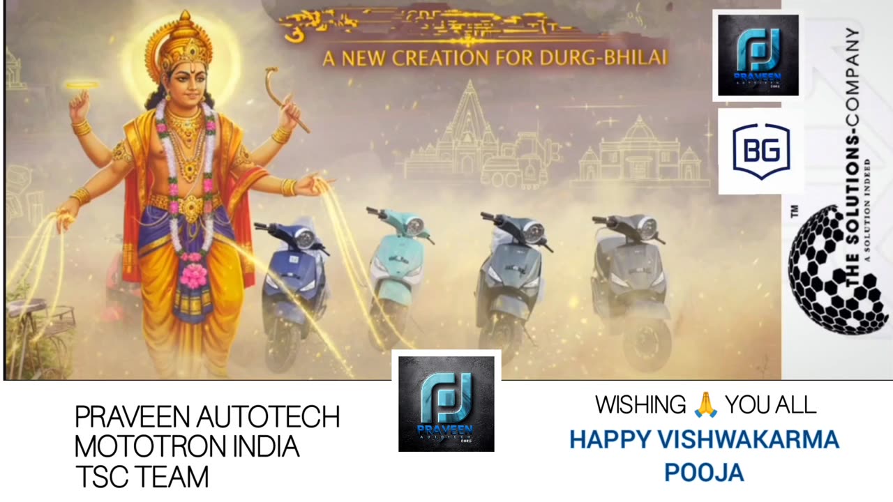 Happy Vishwakarma Pooja|Praveen AutoTech Team Durg