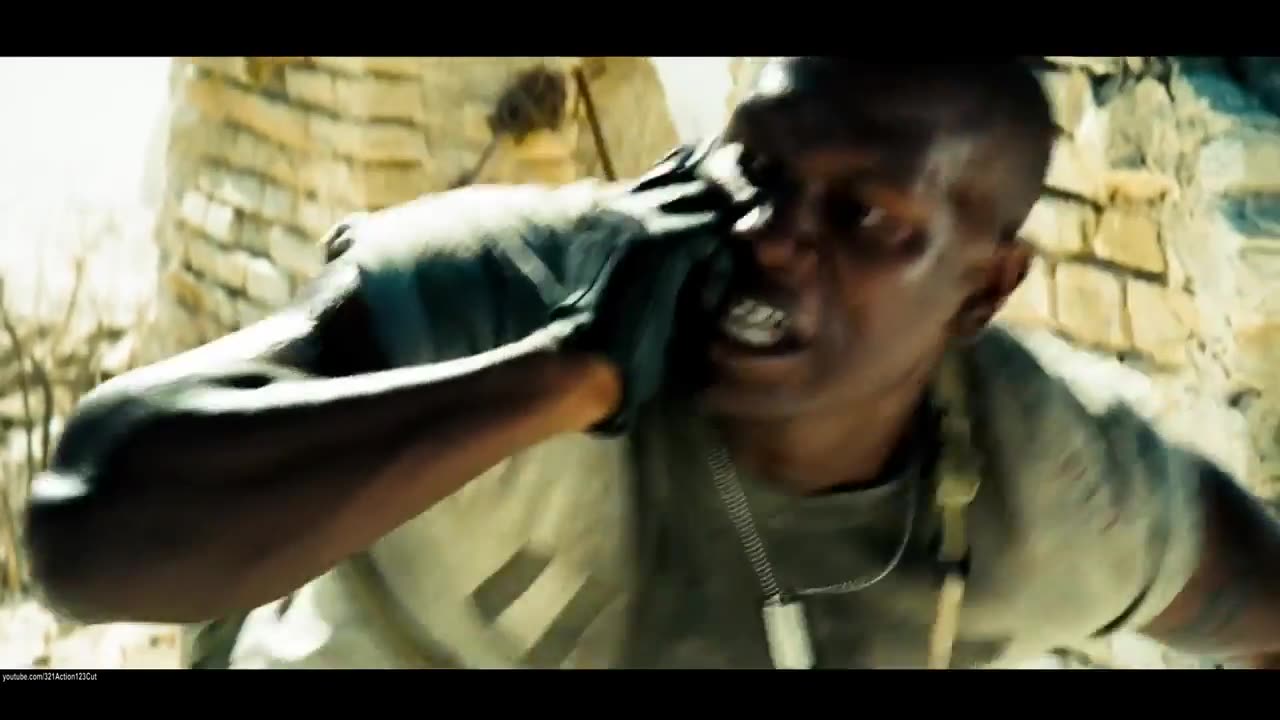 Scorponok Desert Battle - Transformers-(2007) Movie Clip