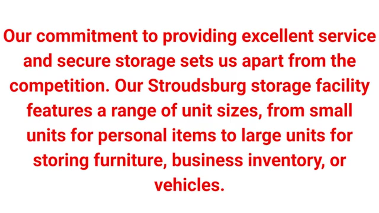Streamline Self Storage in Stroudsburg, PA | 18301