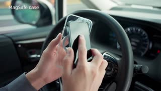 Magnetic Car Phone Holder 1-2Pcs Wireless Charger For iPhone