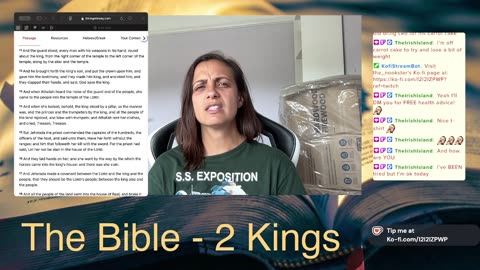 The Bible! 2 Kings 11 to 12