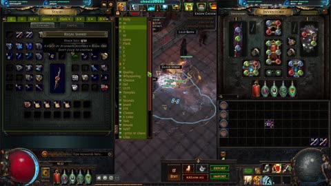 Early day of fishing now time to farm Poison Holy Relic Necro