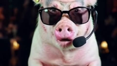 #ai #animal #pig #dj #fyp