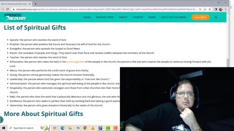 a list of spiritual gifts