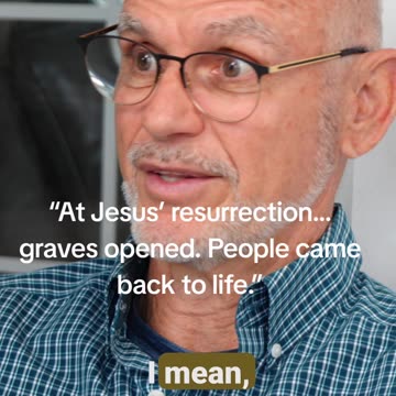 Graves Opened. The Sky Went Black. Jesus Is the Son of God.