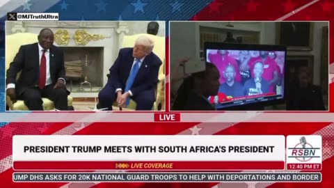 President Trump Humiliates South African President After He Lied About White Genocide