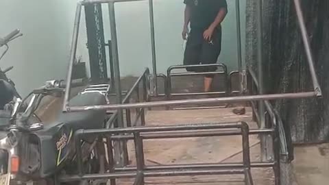 after painting the fence and then drying it