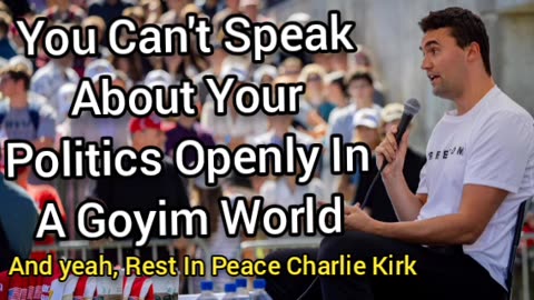 You Can't Speak Openly About Your Politics In Public (RIP Charlie Kirk)