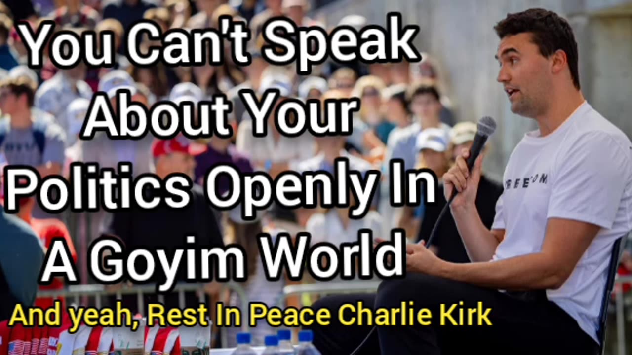 You Can't Speak Openly About Your Politics In Public (RIP Charlie Kirk)