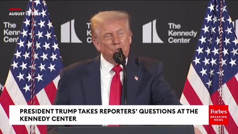 BREAKING NEWS: Trump Takes Question After Question From Reporters Amidst Federal Takeover Of D.C.