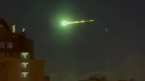 The skies of Moscow last night.