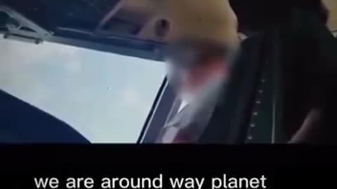 Pilots confirmed it's a flat plane!