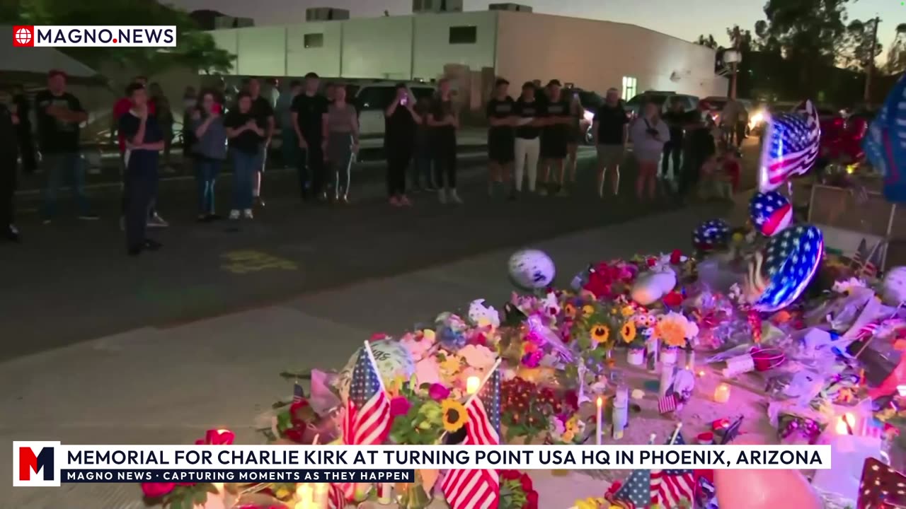 🇺🇸 VP JD Vance Pays Tribute to Charlie Kirk by Escorting his Casket in Phoenix, Arizona [LIVE]