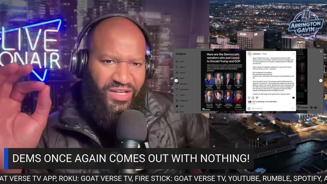 The Arrington Gavin Show "DEMS COME OUT WITH NOTHING"