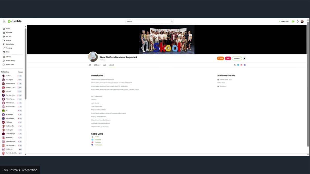 Skool Platform Members Requested