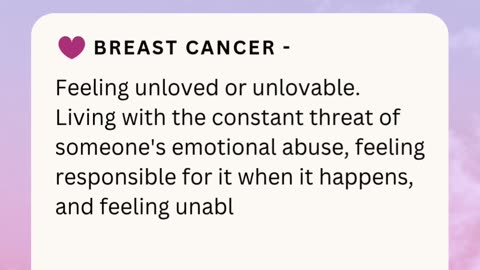 BREAST CANCER ❤️
