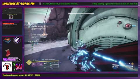 Destiny 2 - 12/12/25 - Grinding out the new gear pieces, still. | D2-18,943 hrs