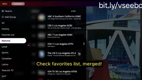 vSeeBox Heat live favorite sharing