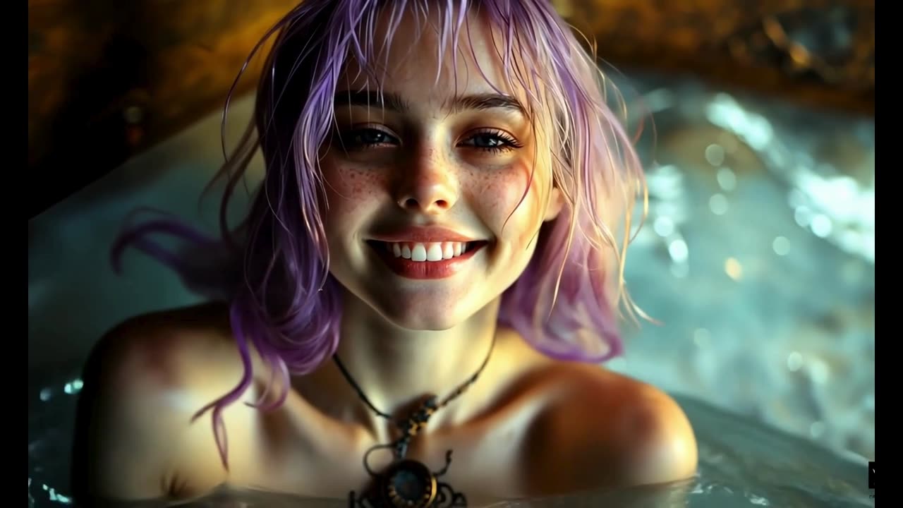 Wild and Wet Stunning AI Generated Women in Beautiful Water Settings