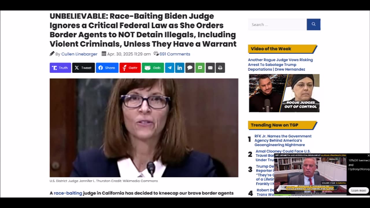 Race-Baiting Biden Judge Ignores a Critical Federal Law as She Orders Border