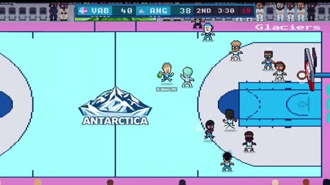 Green Hoopland Season 2: national game day 21 (2-16) Vancouver Blizzard @ (5-13) Antarctica Glaciers
