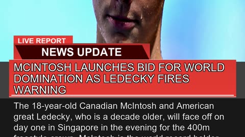 Mcintosh Launches Bid for World Domination as Lede
