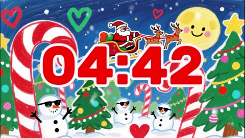 7 Minute Christmas Timer with Relaxing Acapella Music 🎶 A Peaceful Christmas Countdown