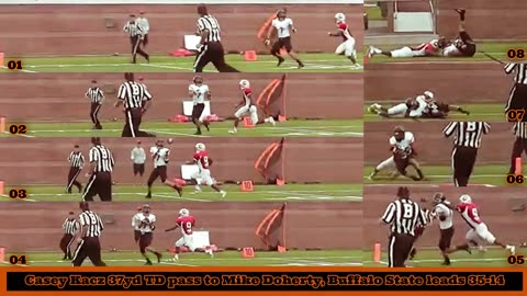 Prototype 282: Buffalo State's Casey Kacz 37yd TD pass to Mike Doherty vs Cortland